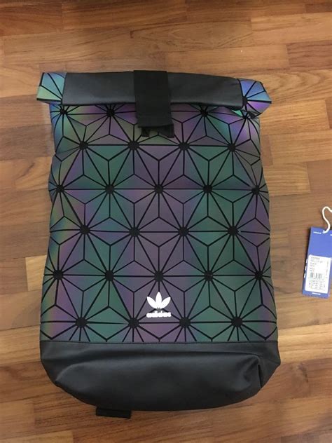 adidas Originals 3D Roll Top Backpack In Geometric 